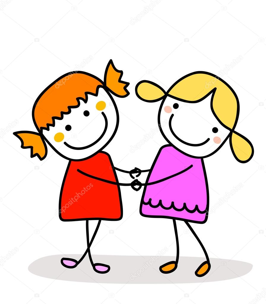 Best friends Stock Vector Image by ©dip2000 #74406935