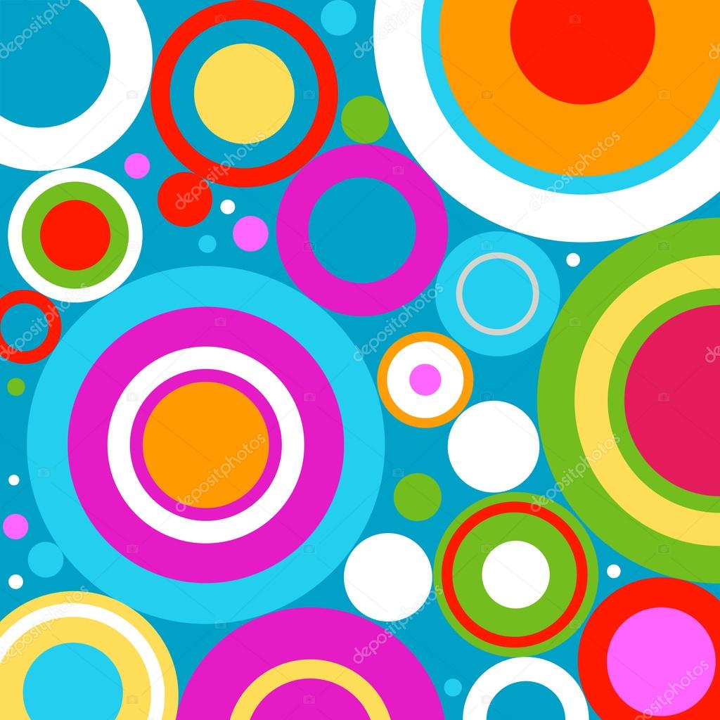 retro circles