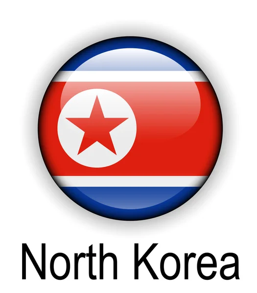 Nordkorea offizielle Staatsflagge — Stockvektor