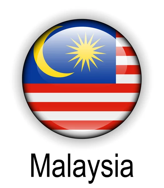 Tanda negara bagian resmi malaysia - Stok Vektor