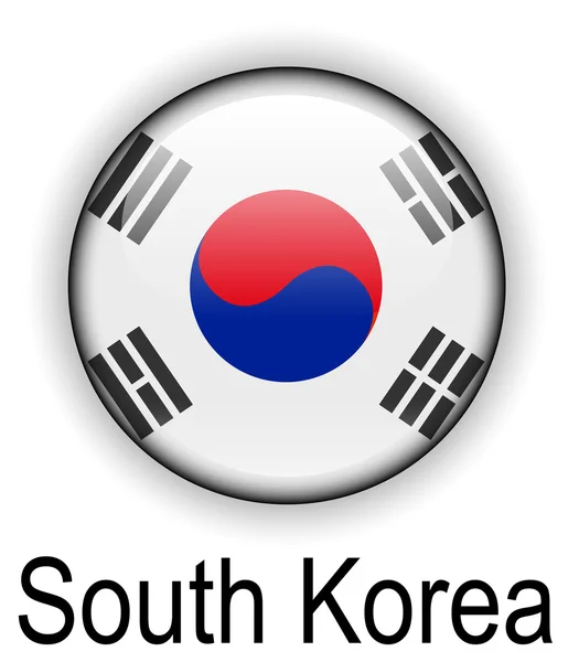 Südkorea offizielle Staatsflagge — Stockvektor