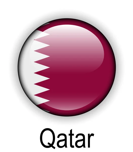 Katar urzędowych państwa bandery — Wektor stockowy