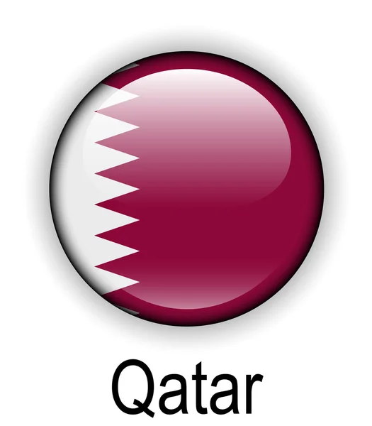 Quatar bandeira oficial do estado — Vetor de Stock