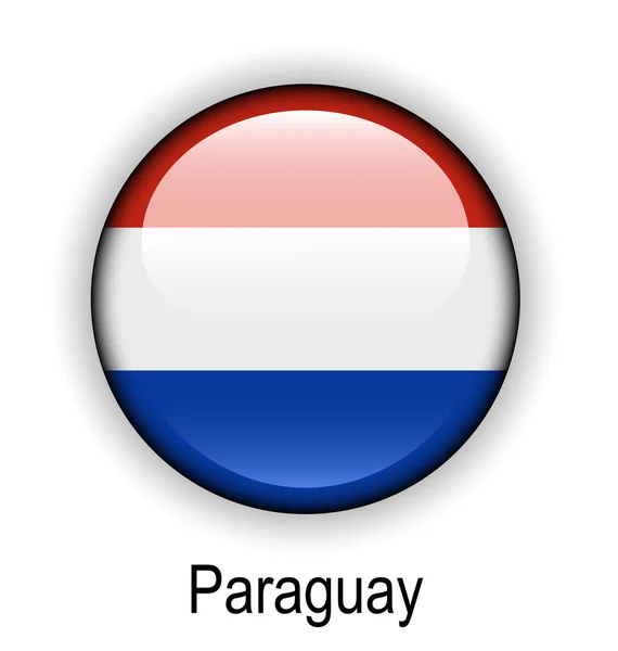 Paraguayische Ballflagge — Stockvektor