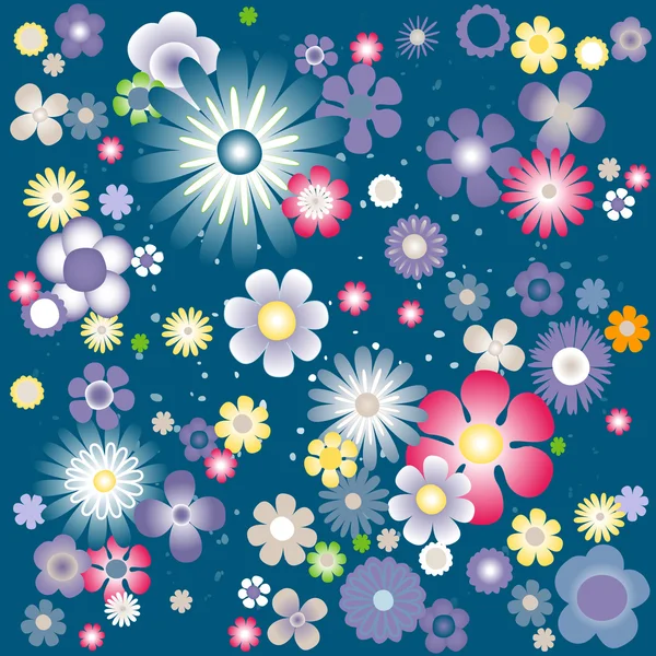 Bloemen achtergrond — Stockvector