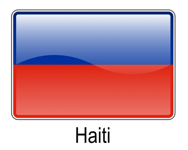 Drapeau de l'État haiti — Image vectorielle