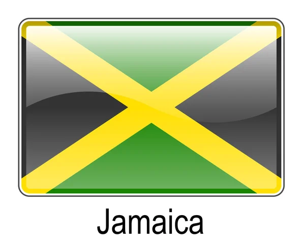 牙买加国旗 — 图库矢量图片