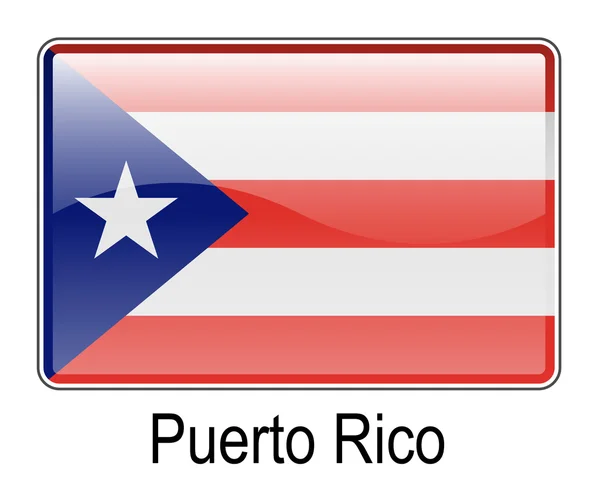 Porto Rico Drapeau — Image vectorielle