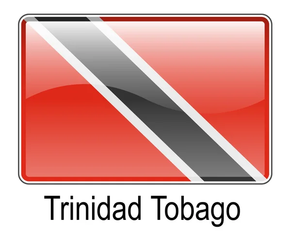 Trinidad és tobago állami zászló — Stock Vector