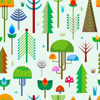 sorunsuz orman desen