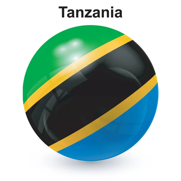 Tanzania statligt sjunker — Stock vektor