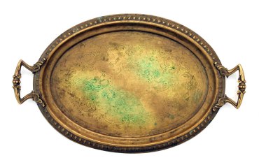 Antik Bronz tepsi