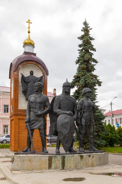O monumento aos defensores da cidade. Ilhós . — Fotografia de Stock
