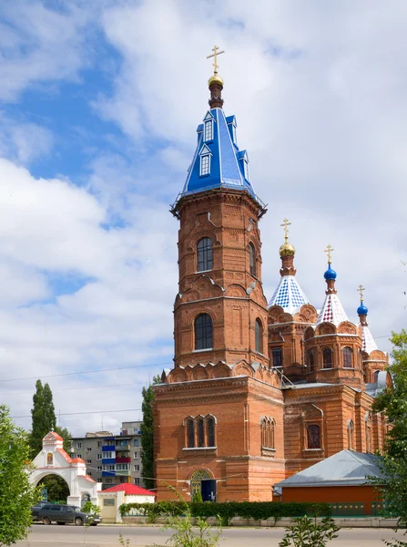 Tempel der Jeletski Ikone der Gottesmutter. Gelbe Karten. — Stockfoto