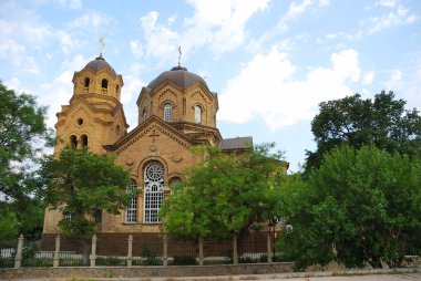 Kilisesi, St. Elijah Evpatorya içinde. Crimea.