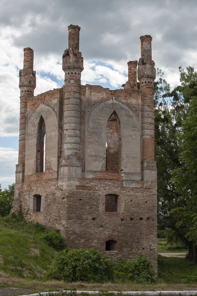 Oude uitzicht op kasteel Rechtenvrije Stockfoto's