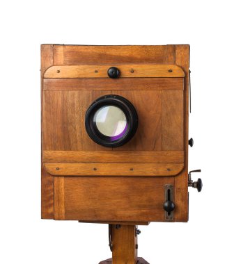 Antika ahşap görüş kamerası