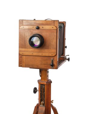 Antika ahşap görüş kamerası