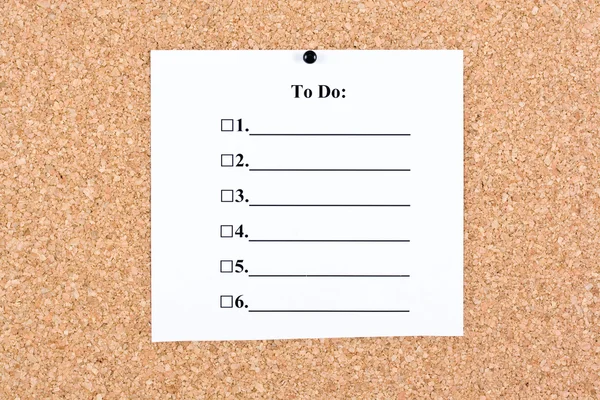 To do list — Stock Photo, Image