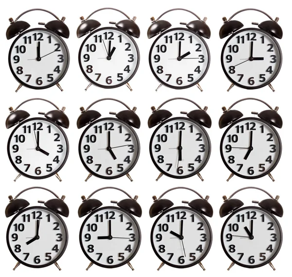 24 clocks every half hour — Stock Photo © macniak #4634152