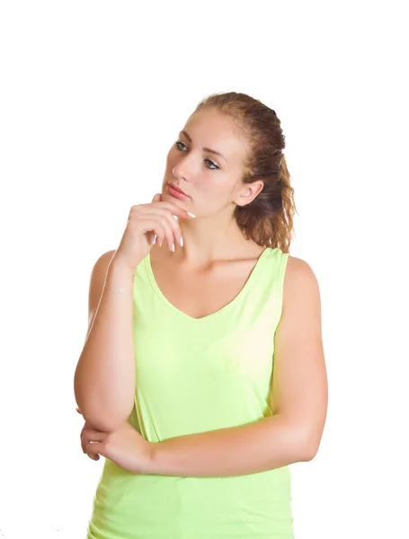 Thoughtful young girl — Stock Photo, Image