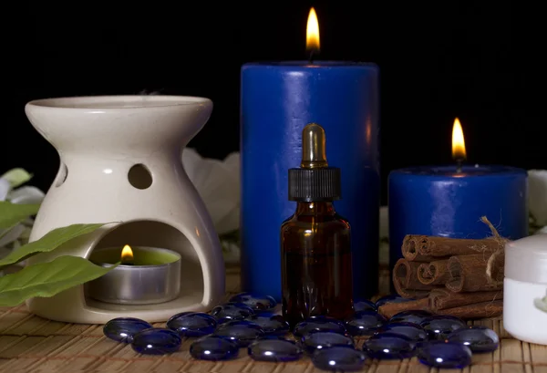 Acessórios de Spa para tratamentos de massagens — Fotografia de Stock