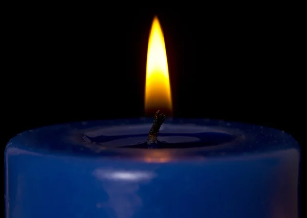 Candle Flame Macro — Stock Photo, Image