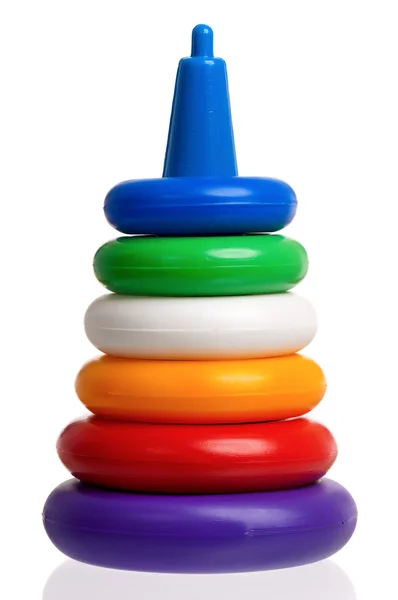 Pyramid colorful toy Stock Picture