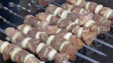 Lezzetli ızgara et.