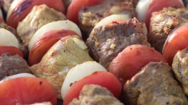 Lezzetli ızgara et.