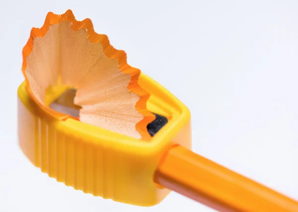 Sharpener with pencil — Stock Photo, Image