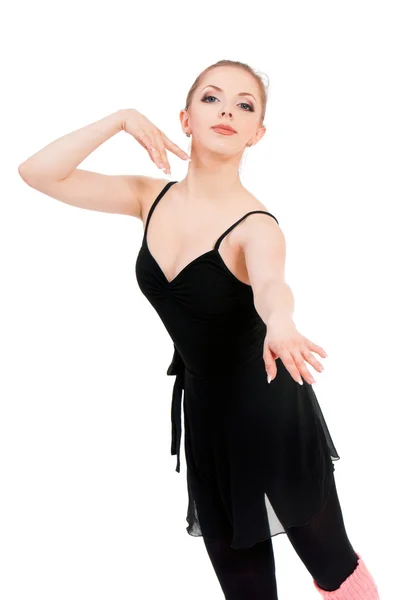 Ballerina in ballet pose — Stockfoto