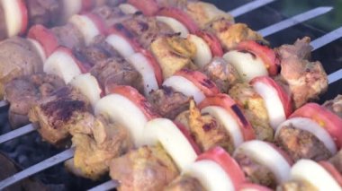 Lezzetli ızgara et.