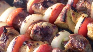 Lezzetli ızgara et.