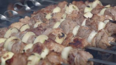 Lezzetli ızgara et.
