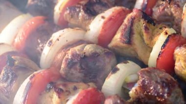 Lezzetli ızgara et.