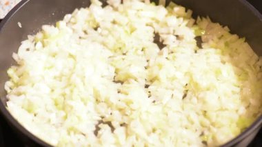 Soğan sıcak Pan kızartma