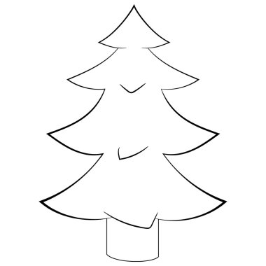 Noel ağacı illüstrasyon