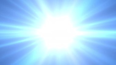 Animasyon optik lens işaret fişeği, ışık patlaması