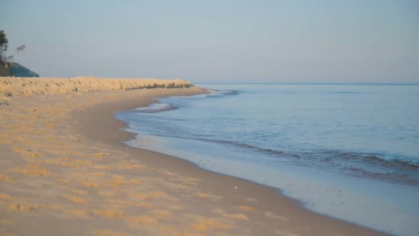 Пляжний пісок моря — стокове відео