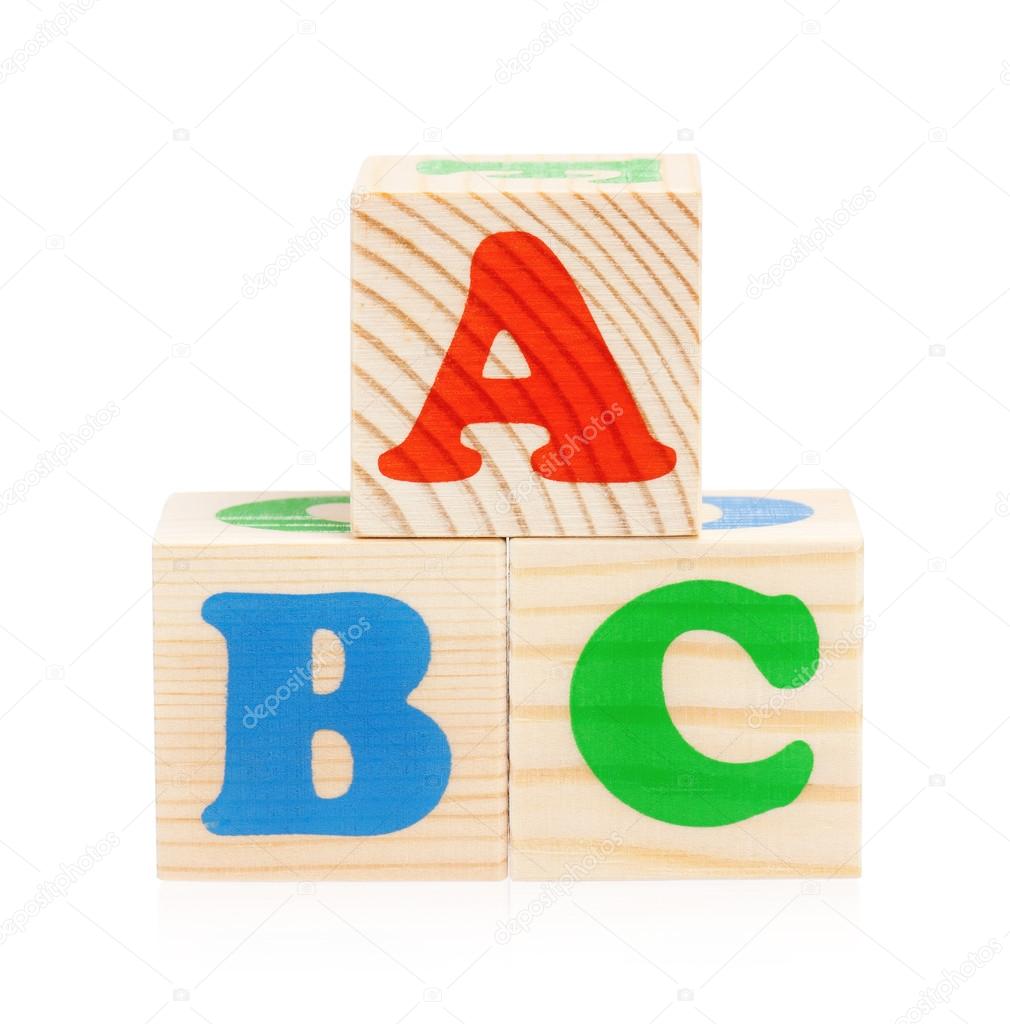 Cubes with letters