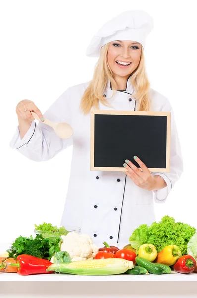 Vrouw cook — Stockfoto