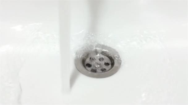 Bathroom faucet — Stock Video