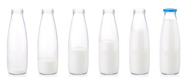 Milk bottle clipart