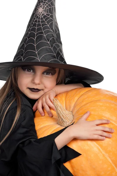 Kind in Halloween kostuum — Stockfoto