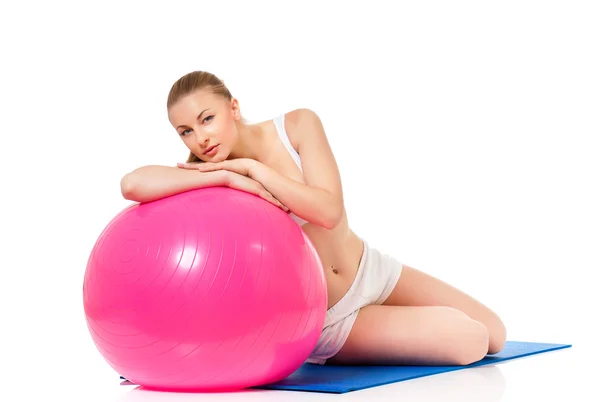 Fitness-Frau — Stockfoto