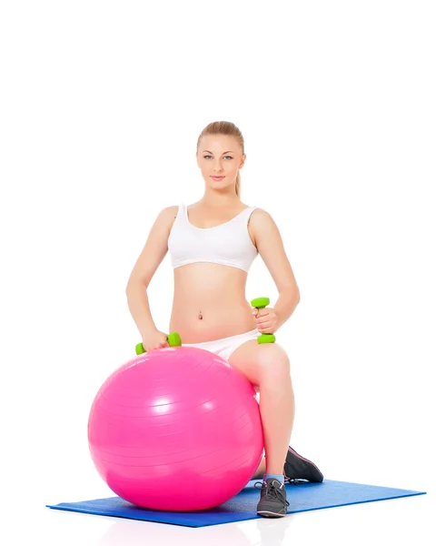 Mujer Fitness — Foto de Stock