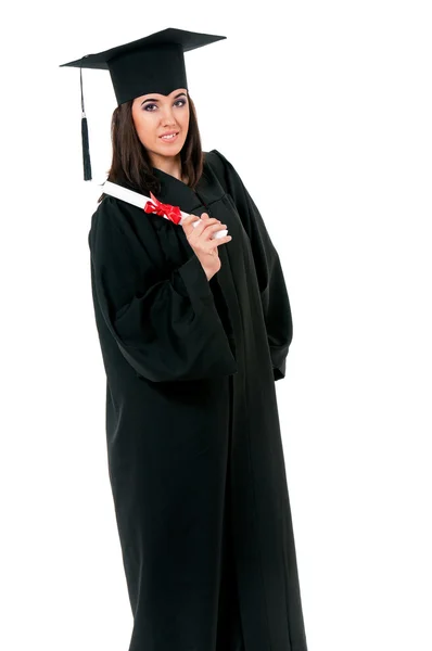 Young graduation girl — Stock Photo, Image