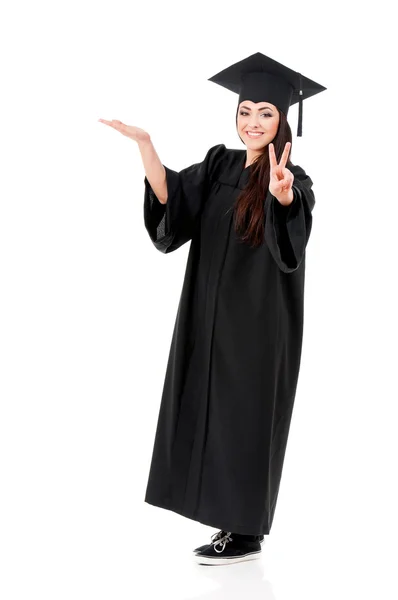 Young graduation girl — Stock Photo, Image