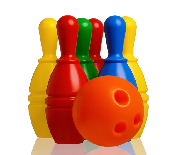 Leksak bowling — Stockfoto